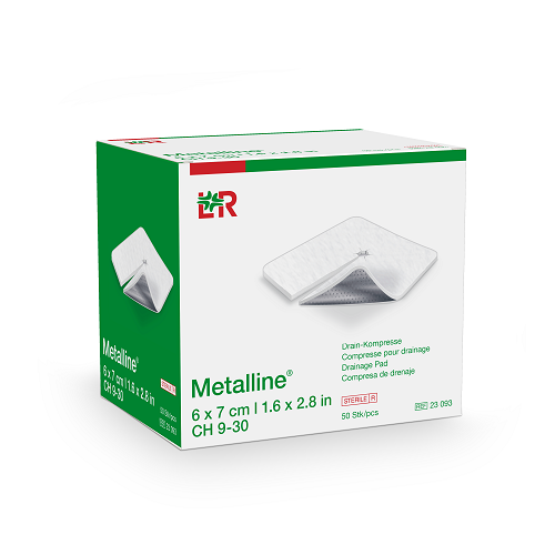Материал перевязочный с алюминиевым покрытием «Металлине» (Metalline®), компресс, размером 8 х 10 см