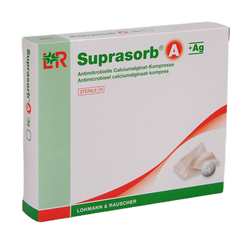 Suprasorb A + Ag тампонада стерильная антимикробная кальций-альгинатная, 30 см/2г